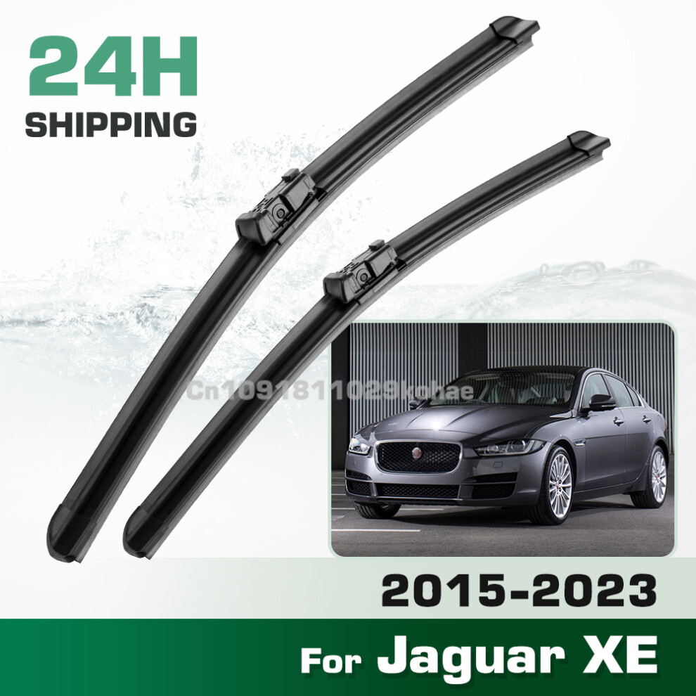 (Left hand drive) For Jaguar XE 2015-2023 2016 2017 2018 2019 2020 2021 2022 LHD&RHD Front Wiper Blades Windshield Windscreen Window Brush 26" 17"-image-OPC-PMRHSC7-NEW