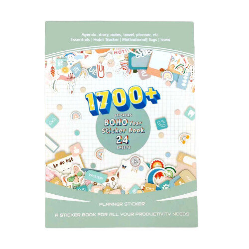 Scrapbooking Decorative Sticker For Journals-Bohemian Yearound