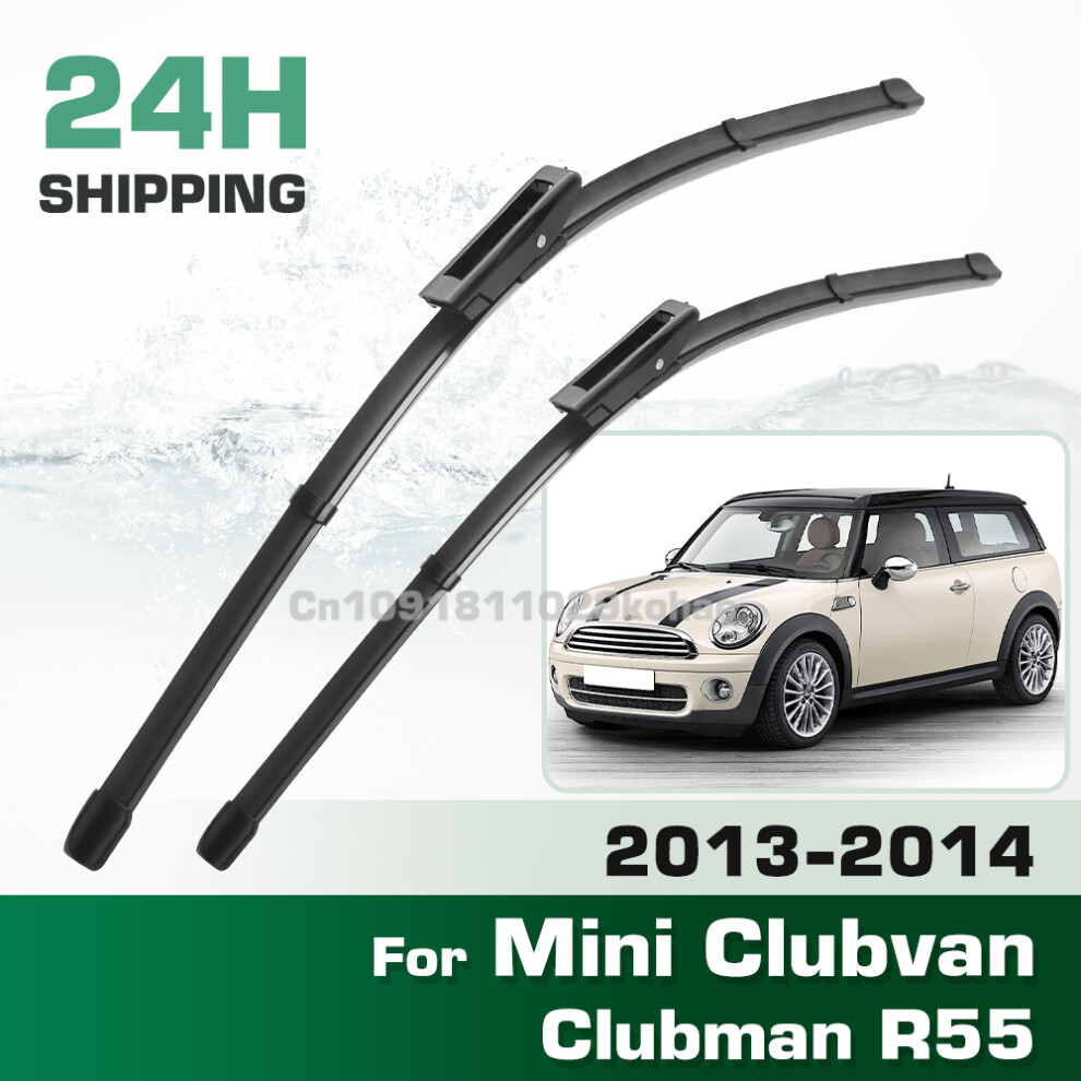 (Right Hand Drive) For Mini Clubvan Clubman R55 2013-2014 Lhd&Rhd Front Wiper Blades Windshield Windscreen Window Brush 19" 18" 6935159273248