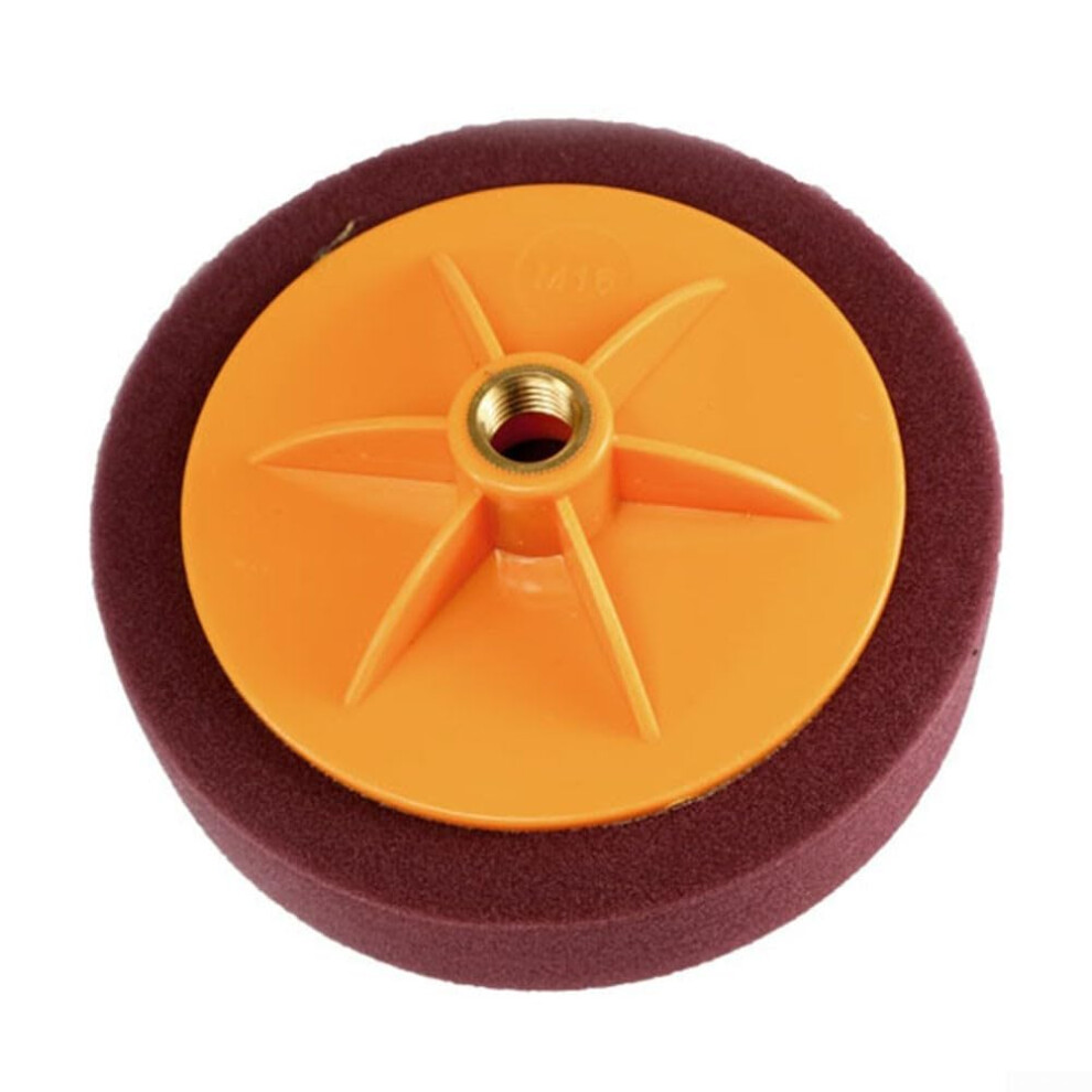 Sponge Polishing Disk 6 Inch M14 Thread Compatible For Buffing And Polishing Purple 9339159012062