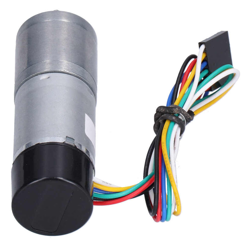 Jga25â371Dc12v 130Rpm Dc Gear Motor With Encoder For Robotics 9371358095224
