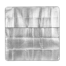 Aluminium Tent Floor Blanket 240x240 cm - Lightweight, Moisture-Resistant Ground Mat For Family Camping