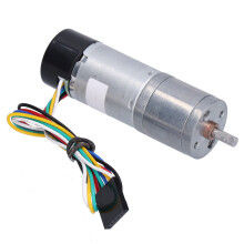 JGA25-371DC 12V 1360RPM Gear Motor with Encoder for Robots and DIY