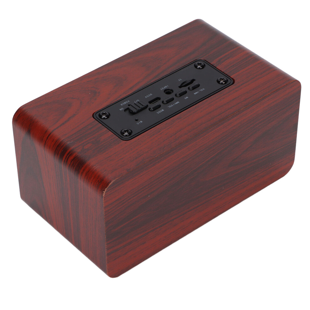 Wooden Bluetooth Speaker W5, 6W, 1500Mah, Brown/Grain 6901358096636