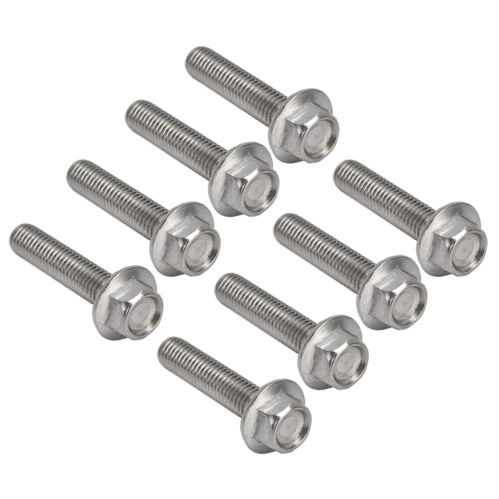 20Pcs M10x1.5 A2-70 Stainless Steel Flanged Hex Bolts With Gasket 6921358097747