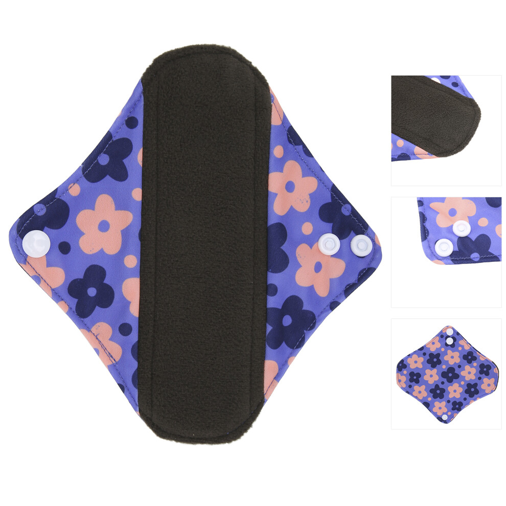 Reusable Bamboo Charcoal Menstrual Pads, Leakproof & Washable SG29