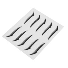 Bunte wiederverwendbare wasserfeste silberne Eyeliner-Aufkleber für Hochzeiten &amp; Partys