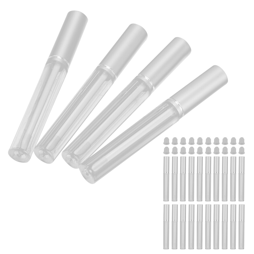 20pcs 3ml Clear Plastic Lip Gloss Tubes Refillable Lip Balm Containers