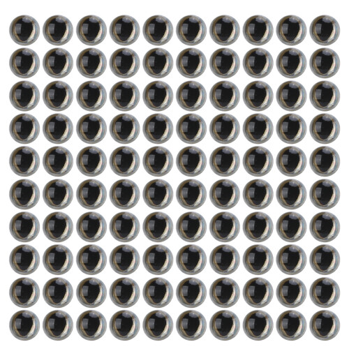 Œil d'appât goutte époxy argenté 6mm pack de 100 pièces 1