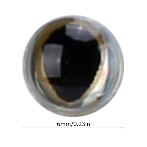 Œil d'appât goutte époxy argenté 6mm pack de 100 pièces 2