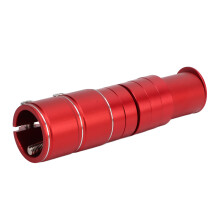 Réhausseur de potence pour vélo rouge en alliage d'aluminium et d'acier