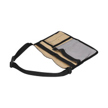 Lightweight Oxford Waist Tool Pouch, Multi Pocket Garden Bag, Grey Khaki