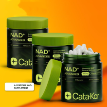 3x Cata-Kor NAD+ Advanced - NAD Supplement with Resveratrol - 180 Capsules