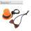 Adjustable Reptile Hat & Bowtie for Small Animals, Felt, 5cm Diameter 4