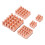 5Pcs CPU Kupfer Kühlkörper Starke 14