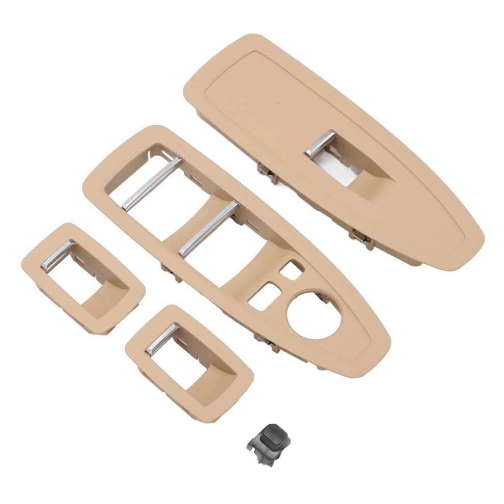Car Switch Panel Trim Cover For 1/3/4 Series F20-F36 2012-2019 Beige 9341358103236