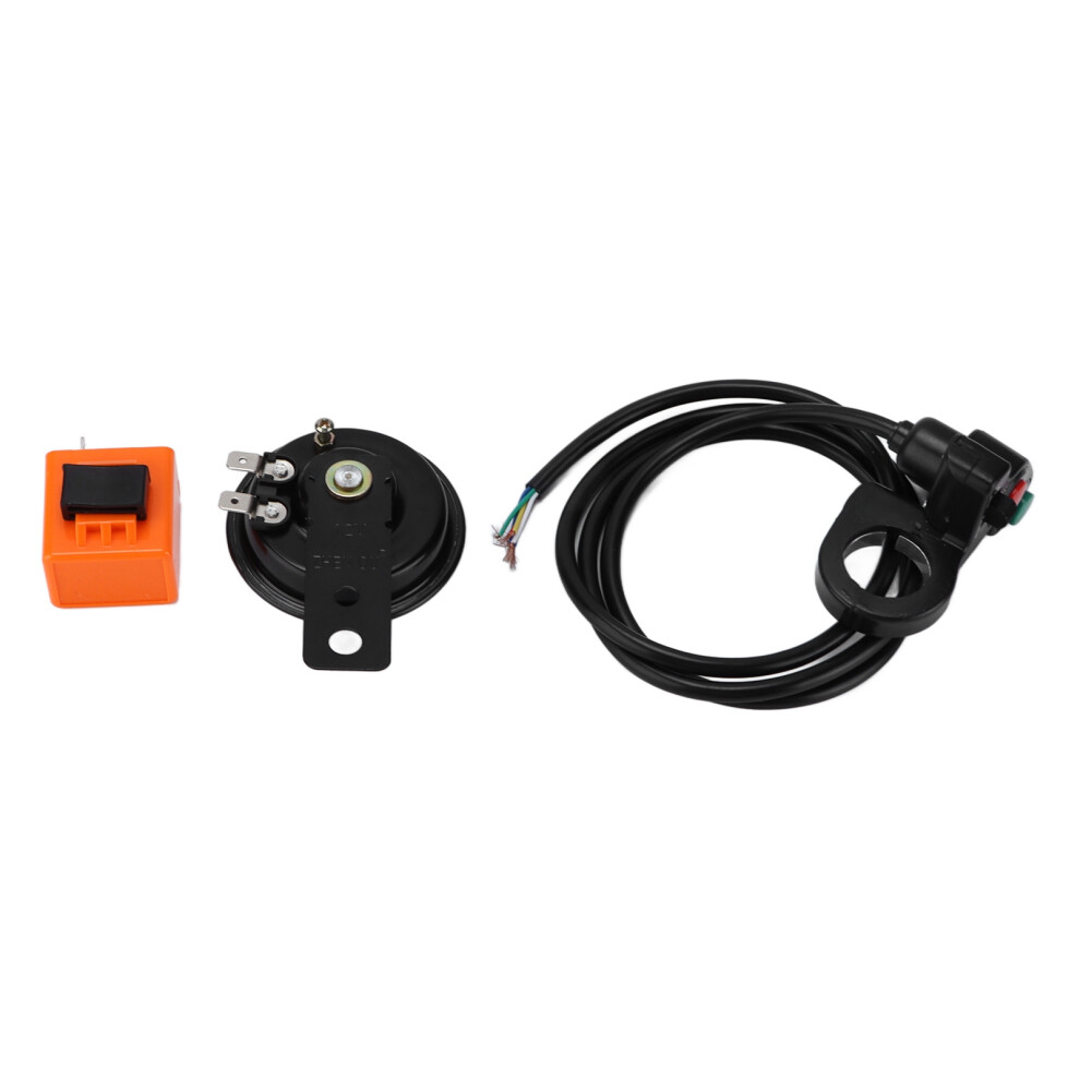 Universal 7/8In Handlebar Horn Signals & Switch For Motorcycles Light 5061358104012
