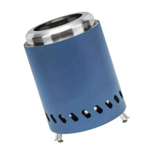 Portable Metal Camp Stove With Detachable For Outdoor-Blue