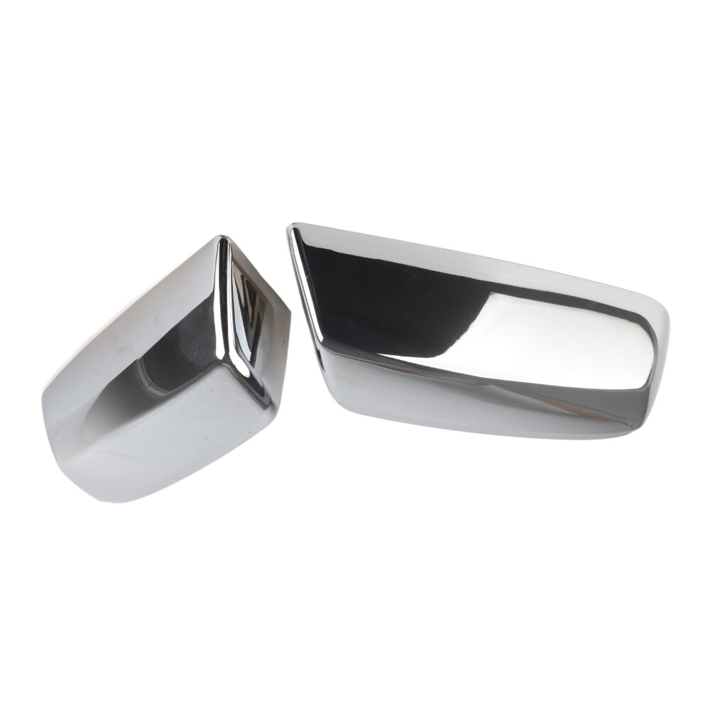 2Pcs Abs Chrome Mirror Cover For Silverado Mk3 2014-2017 & Gmc Sierra 3581358104055