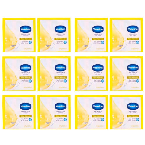 Vaseline 12x Vaseline Moisture Soap(3*75g)  36 Soaps Total