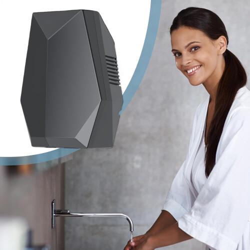 Portable Blower Machine Automatic Sensor Hand Dryer Wall Mounted For Bathroom Indoor Grey 1