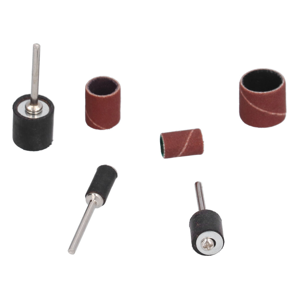 132Pcs Drum Sander 120 Grit Sanding Sleeve Band With Mandrel For Rust Removal 8441358104583