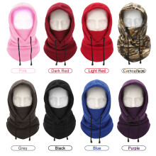 Winter Fleece Face Cover Women Men Windproof Ski Snow Hood 33.5x54cm
