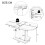 Extendable Oval Dining Table with Storage, White 2