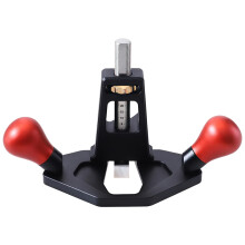Router For Woodworking: Router With Red Anti-Slip Handle, 12 Mm Blade, Adjustable Depth Gauge, Grooving And Joinery