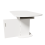 Extendable Oval Dining Table with Storage, White 8