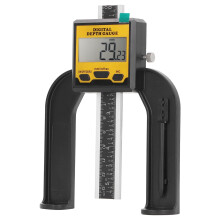 Digital Depth 0.01mm Resolution Height And Depth Measurement Tool With Magnetic Base For Woodworking And Metalworking
