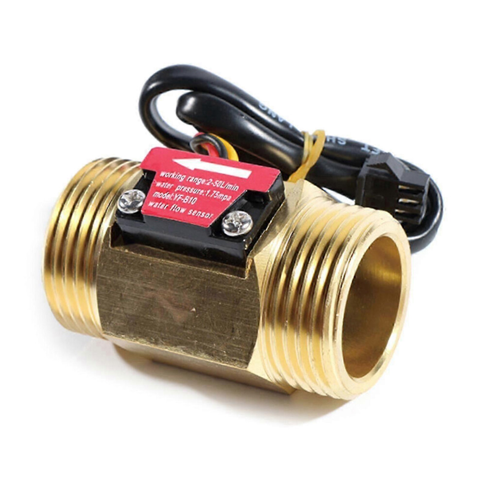 Kikidex (As Show, One Size) 1-Inch S Flow S Sensor Flow Meter 3.524V