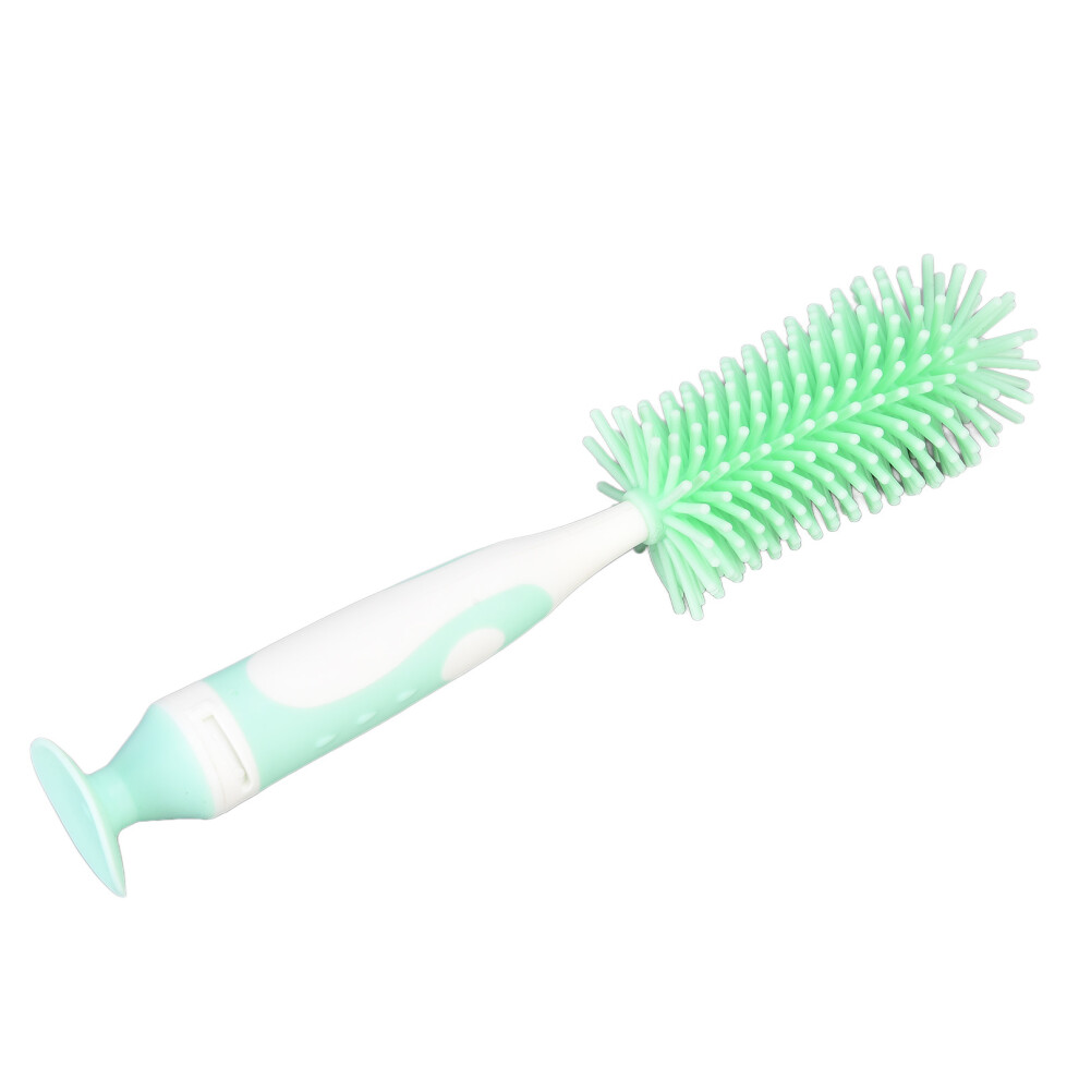 Silicone Baby Bottle Brush Water Cleaner For Milk Containers Baby Bottles Green