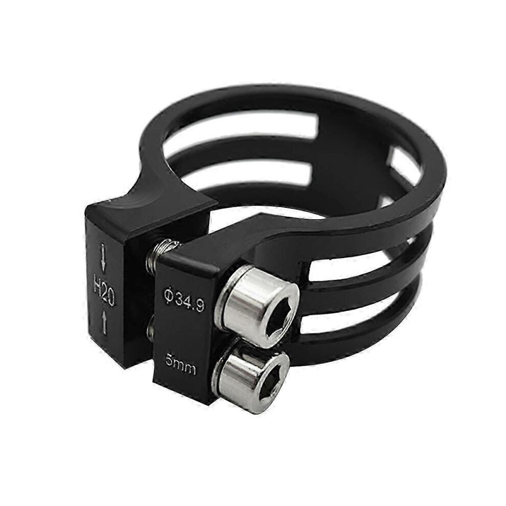 Kikidex (As Show, One Size) Bicycle Seatpost Clamp 34.9Mm Aluminum Alloy Clip Mountain Road Bike Cycling Accessories Light