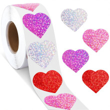 Valentine's Day Sticker Adhesive Labels Love Label Sticker Heart
