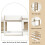 White High Sleeper Bed with Storage& 3-Step Ladder 5