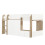 White High Sleeper Bed with Storage& 3-Step Ladder 9