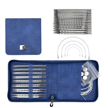 Interchangeable Circular Knitting Needle Set 3.5-8.0mm Circular