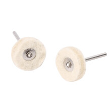 Wool Felt Polishing Wheels 25Mm Diameter, 10% Wool Content, Soft Durable For Small Areas, Gold And Silver Jewelry