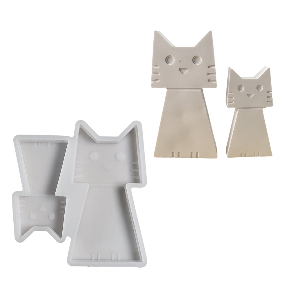Animal Silicone Molds 3D Cats Mould Plasters Molds Epoxy Resin-image-OPC-PMRJ9J2-NEW