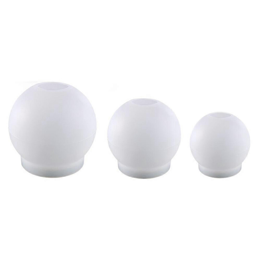 Kikidex (As Show, One Size) Candles Holders Resin Molds, Ball Shape Candlestick Silicone Molds For Diy Jewelry Candy Box, Weddi