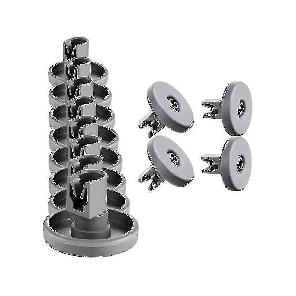 Kikidex (As Show, One Size) 12Pcs Dishwasher Wheels Lower Basket Wheels For Aeg Electrolux Favorit Zanussi Dishwasher Wheels -R