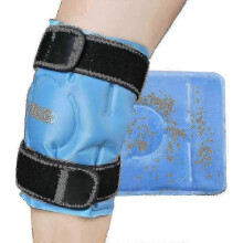 (As show, One size) Ice Pack For Knee Pain Relief - Reusable Gel Ice Wrap For Leg Injuries, Swelling, Knee Replacement Surgery, Cold Compress Therapy