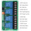 Modulo relè a 4 canali da 30A 12V in rame 129x72x22mm 7
