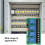 Modulo relè a 4 canali da 30A 12V in rame 129x72x22mm 6