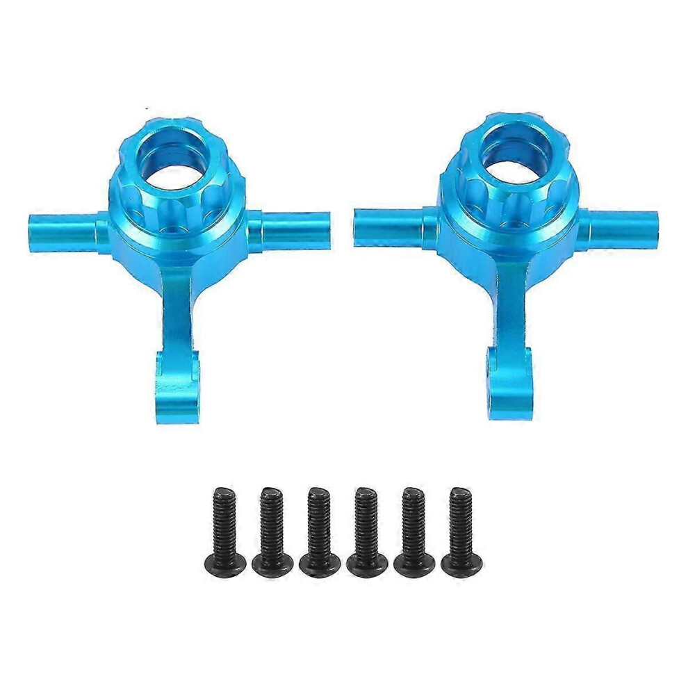 Kikidex (As Show, One Size) 2Pcs Metal Front Upright Knuckle Arms Steering Knuckle For Tamiya Tt02 Tt-02 1/10 Rc Car Upgrade Par