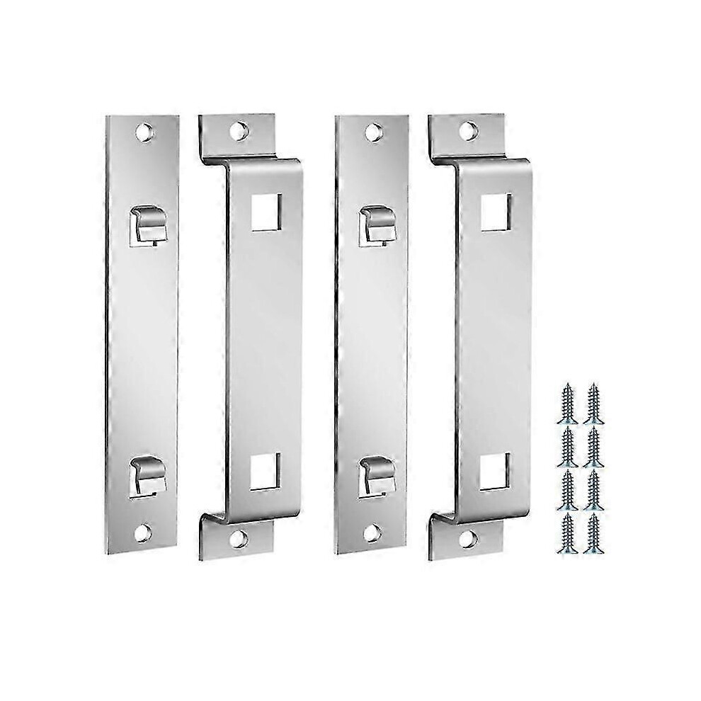 Set of 2 stable and rustproof hanging supports for birdhouses, made of galvanized steel