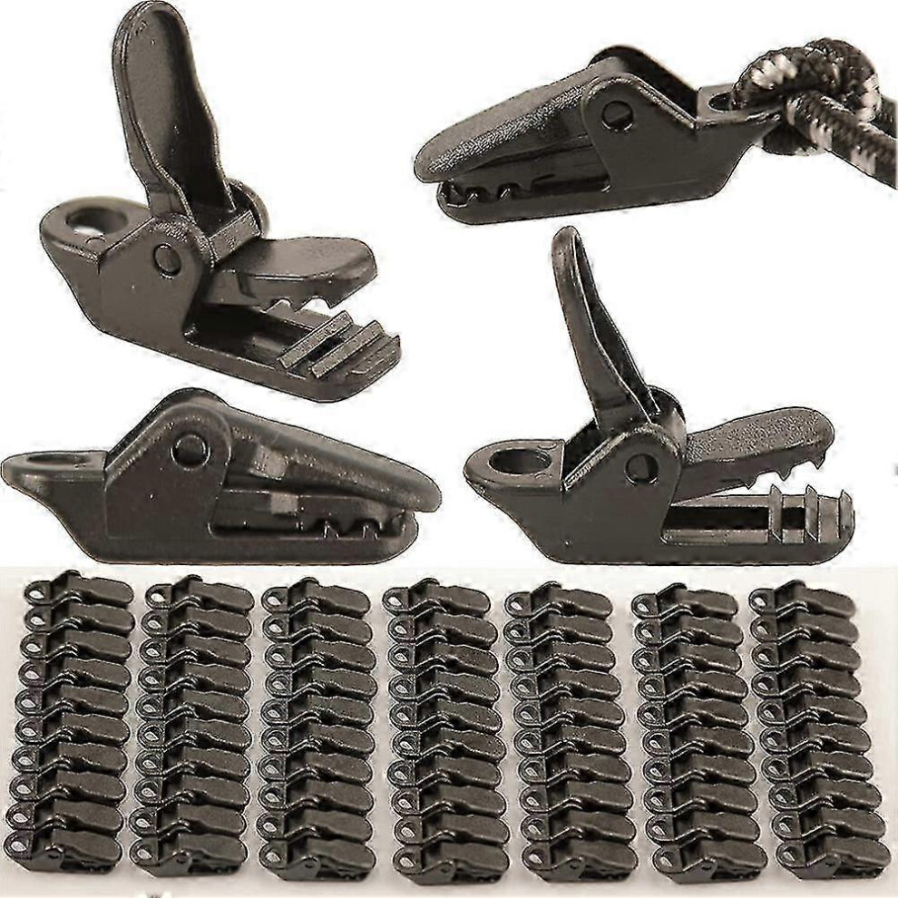 Pack of 70 tent clips for camping, tarp fastening, outdoor tent fastening