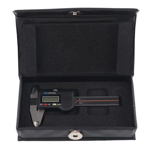 Digital Stainless Steel Caliper 0.01mm, 50mm Portable Electronic Measuring Tool 1