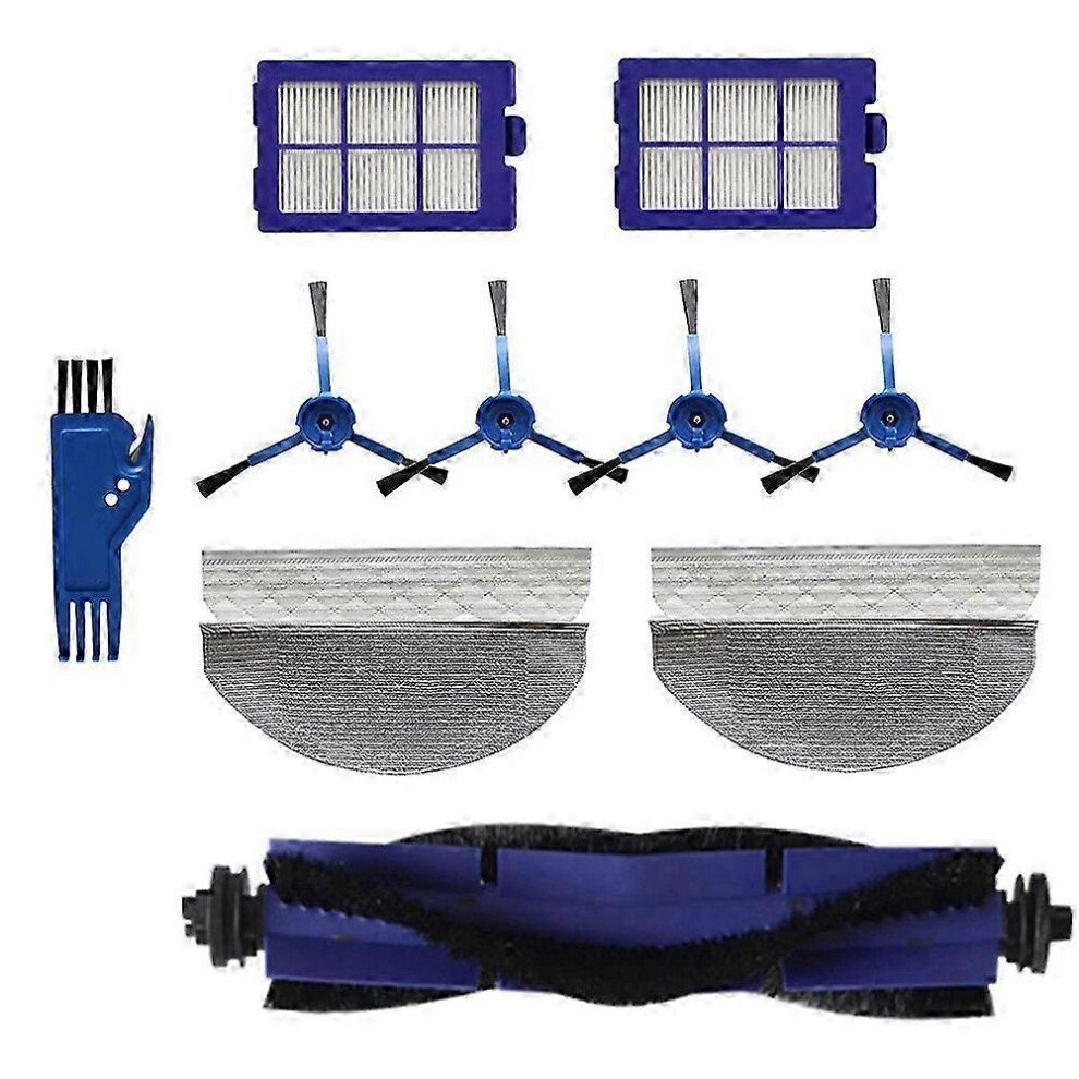 Kikidex (As Show, One Size) Replacement Roller Brush Side Brushes Hepa Filters Mop Pads For Robovac X8 Hybrid Vacuum Cleaner Ac